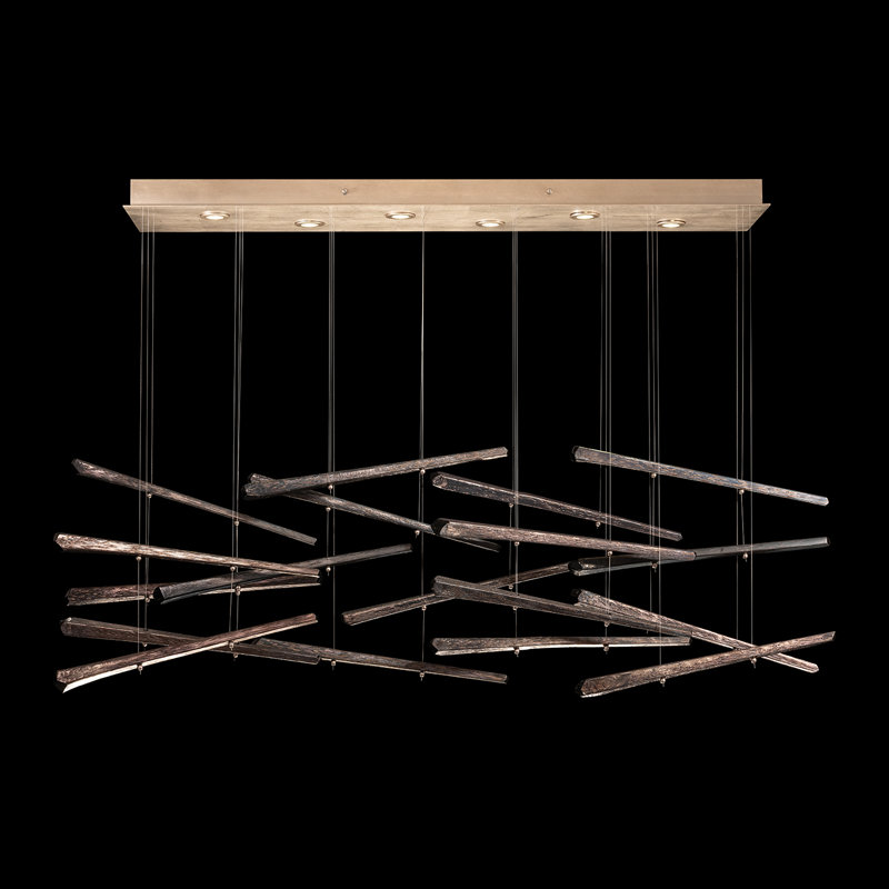 Elevate 8 - Light Pendant, Gold, Gold