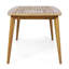 Table de salle à manger en bois - l 71 po x P 35,5 po H 28,52 po Fashion Graceful Lines l 72,8 po P 34,5 po