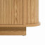 Buffet de rangement ondulé de 63 po à deux portes avec tablettes réglables, idéal pour la cuisine, le salon, le couloir - rangement polyvalent-1925689888