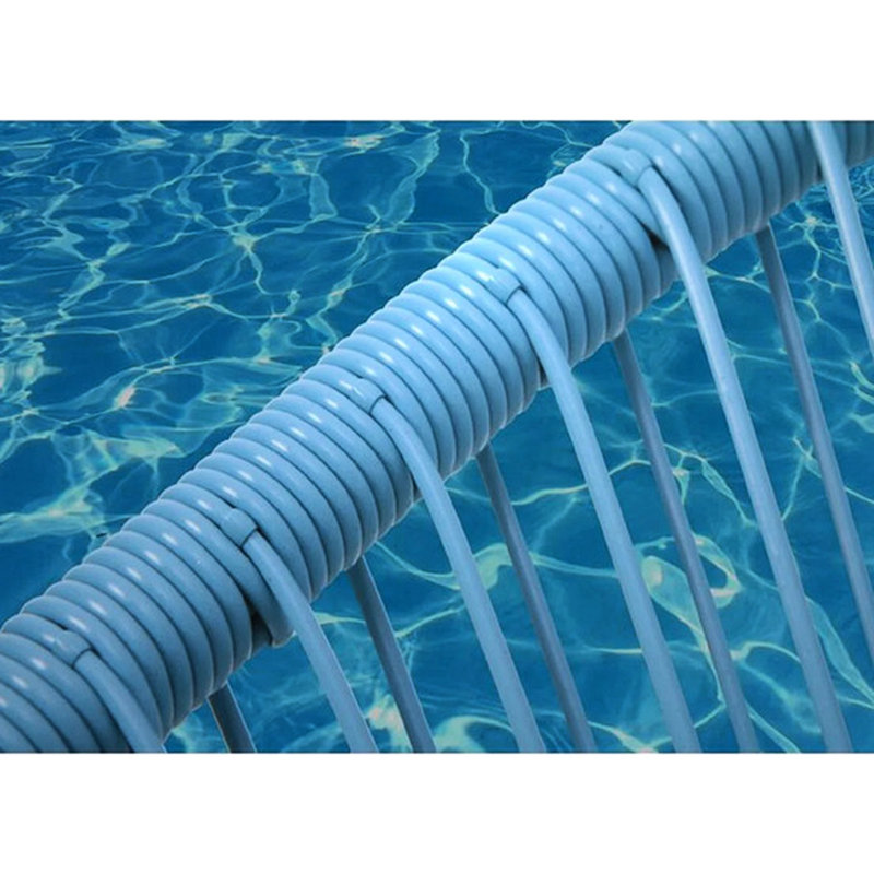 2 chaises d'extérieur en forme d'œuf avec finition acier et turquoise, inspirées des styles rétro-modernes, assemblage rapide, convient à la détente intérieure 2, style, rouille, empilable, installation rapide, idéal