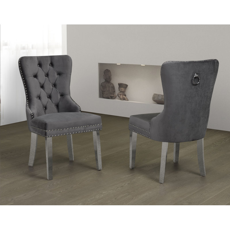 Chaise d'appoint Jaunna, Gris