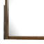 Miroir de la commode Cair, cadre rectangulaire de 32 pouces, bords ronds, bois brun