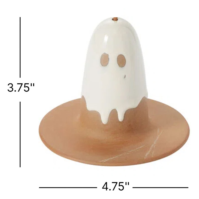 Ghosted Incense Holder 4.75"x 3.75"