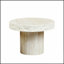 Table basse ronde en fibre de verre