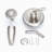 Brushed Nickel Tub & Shower Faucet Combo With 5-Spray Rain Shower Head, Pressure Balance Valve & Diverter Spout-125225670