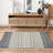 Imitation Cashmere Geometric Striped Carpet-115294613
