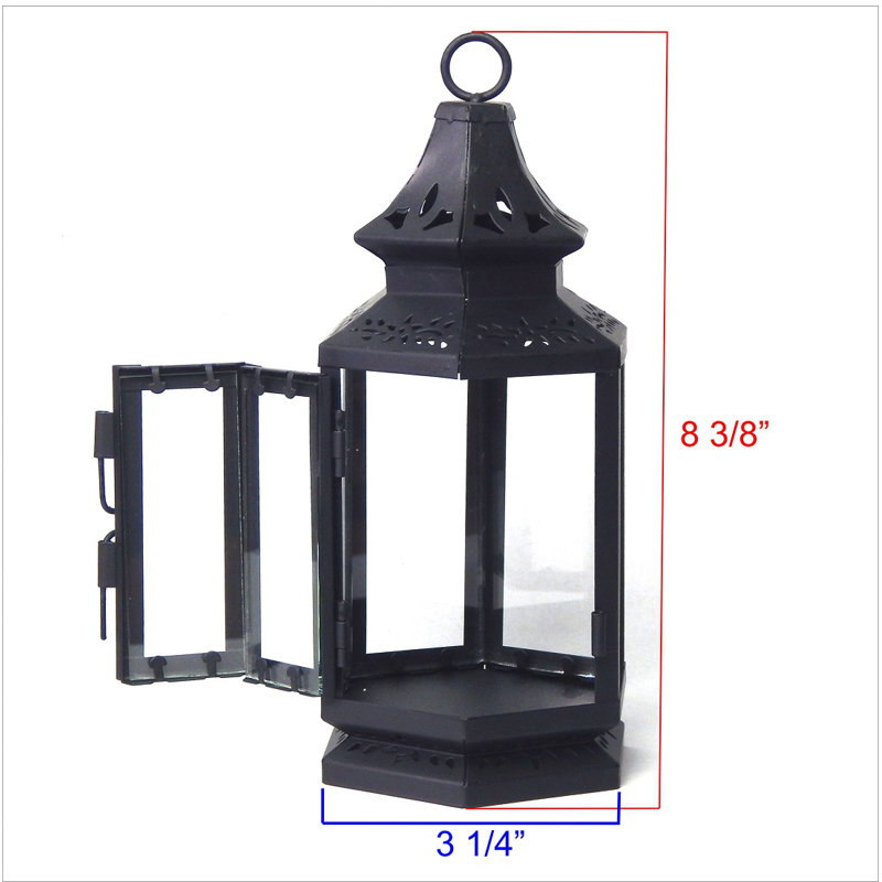 8.75'' Oil Powered Square / Rectangular Lantern