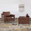 Fauteuil d'appoint moderne, fauteuil rembourré, fauteuils simples-490692367