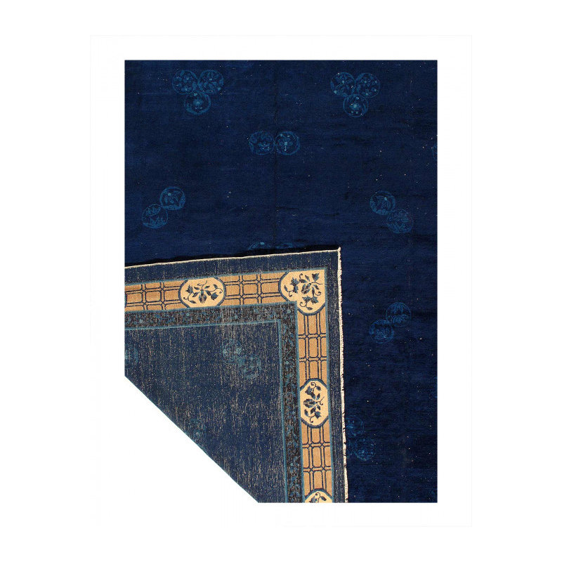 Chinese Antique Art Deco rug 9'X 11'5''