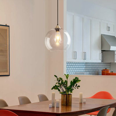 Luminaire suspendu moderne à 1 lumière pour îlot de cuisine Aarunya