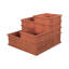 Platebande surélevée en bois 2,5 pi x 2,5 pi Gordonsville