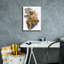 «Epic Graffiti« The Eurasian Lynx Lies On A Rock »par Kajenna Art, art mural sur toile, 12 po x 16 po-117052429