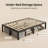 14"Queen Bed Frame With Wood Slats, No Box Spring Needed, Metal Platform Bed Frame, Easy Assembly, Black-836652641