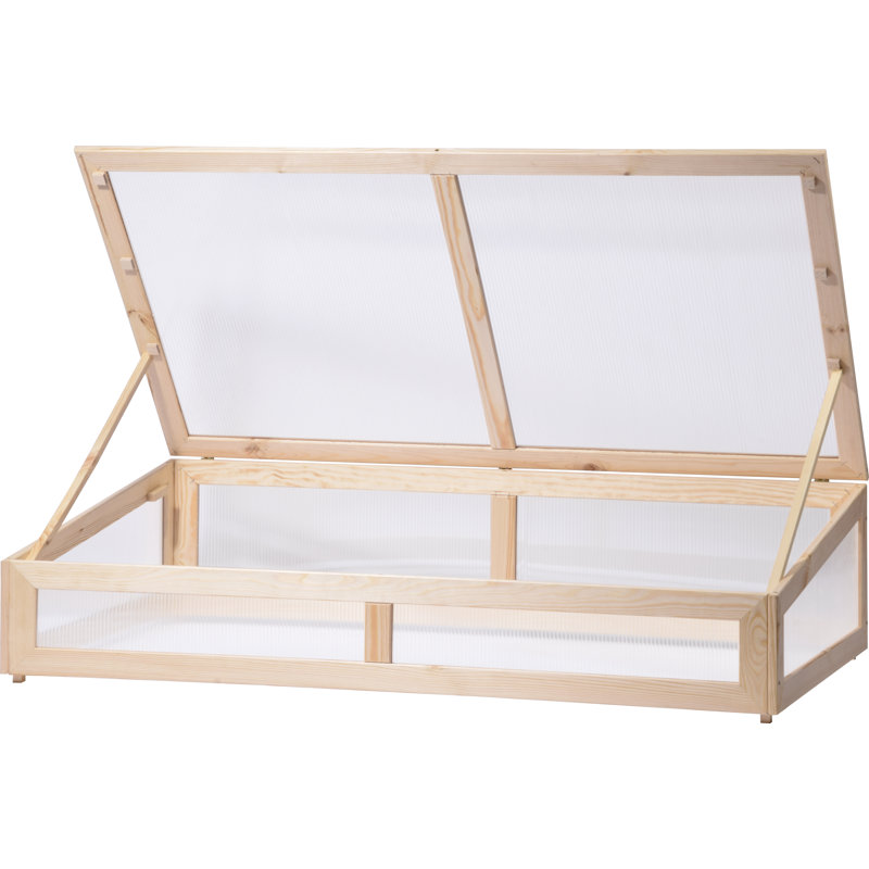 Aakifah 2 Ft W x 4 Ft D Cold Frame