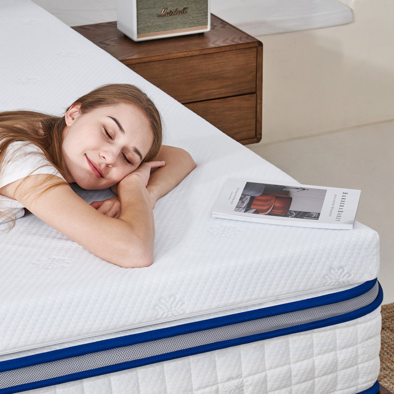 Surmatelas en mousse viscoélastique gélifiée 2 po Sunrising Bedding, Très grand