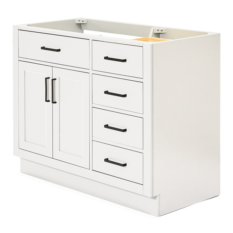 42" Single Bathroom Vanity Base only, White
