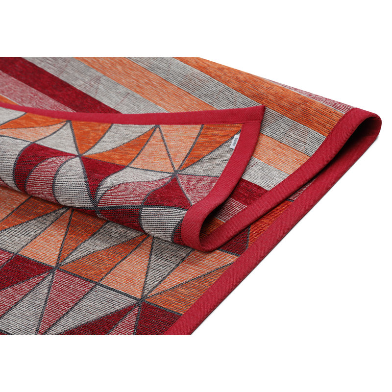 Tara Geometric Hand Woven Area Rug, Rectangle 100 x 160cm