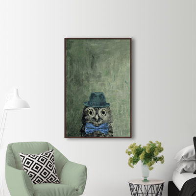 " Mister Owly " by Marmont Hill Painting Print
