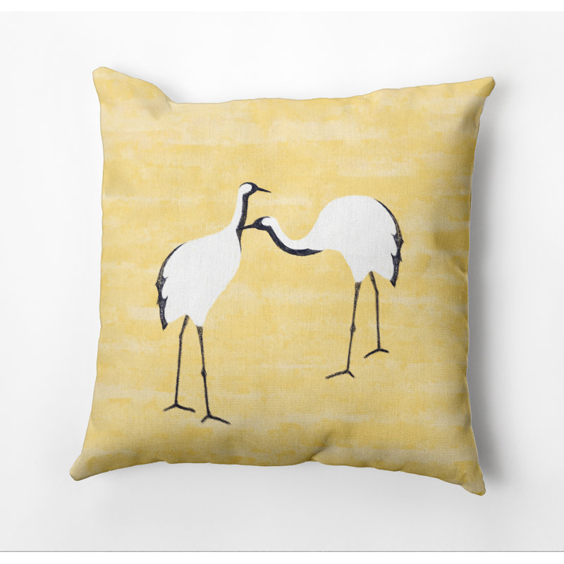 Housse de coussin d'extérieur carré Beach Insert, 20 po x 20 po, Jaune