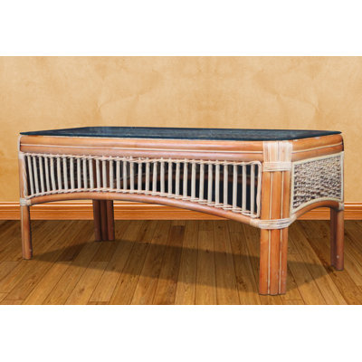 Eliason Glass Top Coffee Table