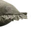 Housse de coussin Fabividine Boho Frill, coussin à double face à volants, lin doux, décoration intérieure, taille 14 po x 14 po-101338790-101338791