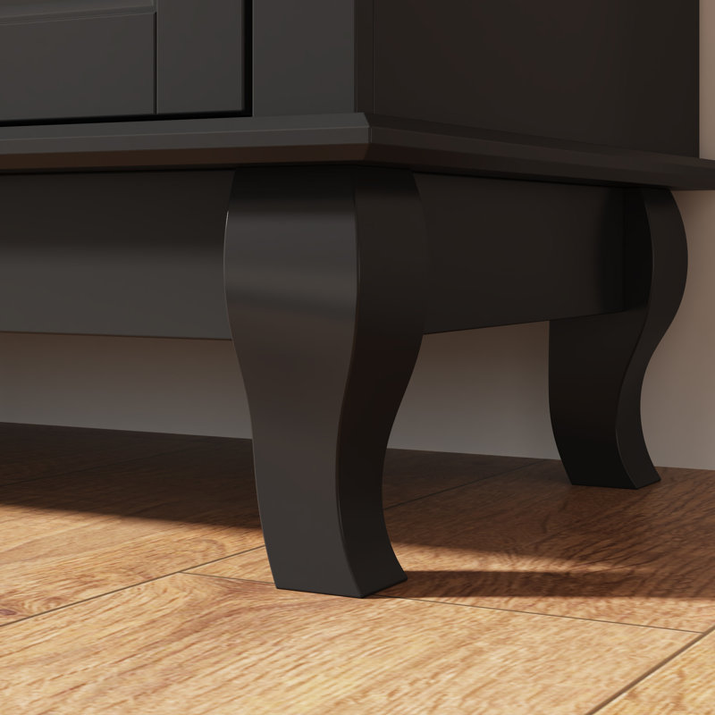 Versatile Storage Cabinet With 9 Drawers, Black