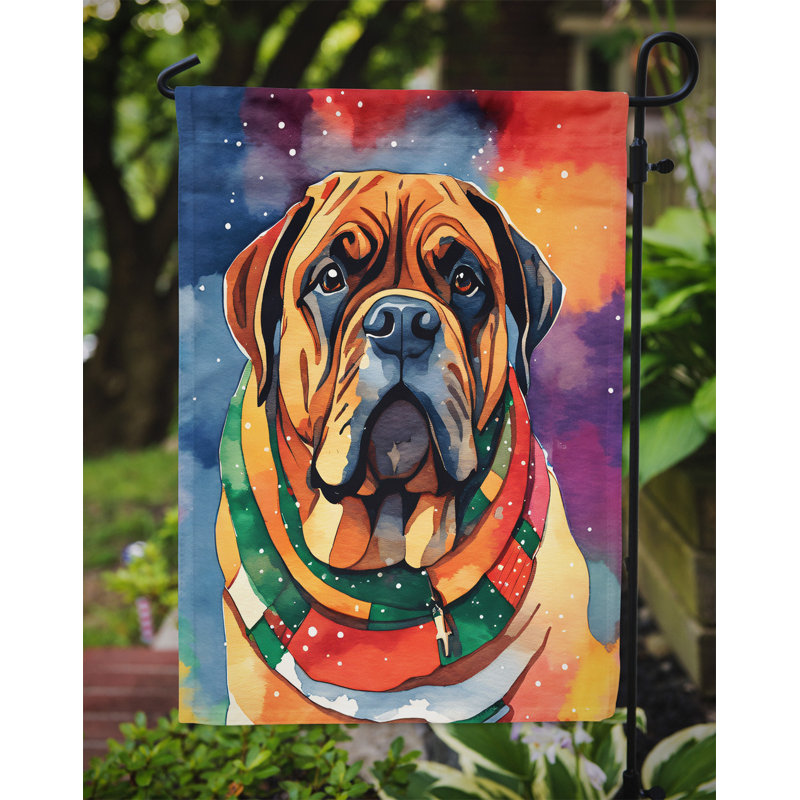 Drapeau de jardin en polyester à 2 faces, H 15,5 po x l 11,25 po