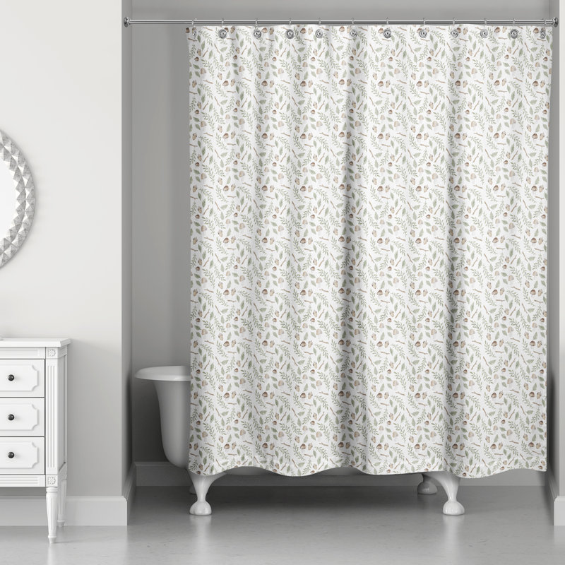 Mccullum Floral Shower Curtain