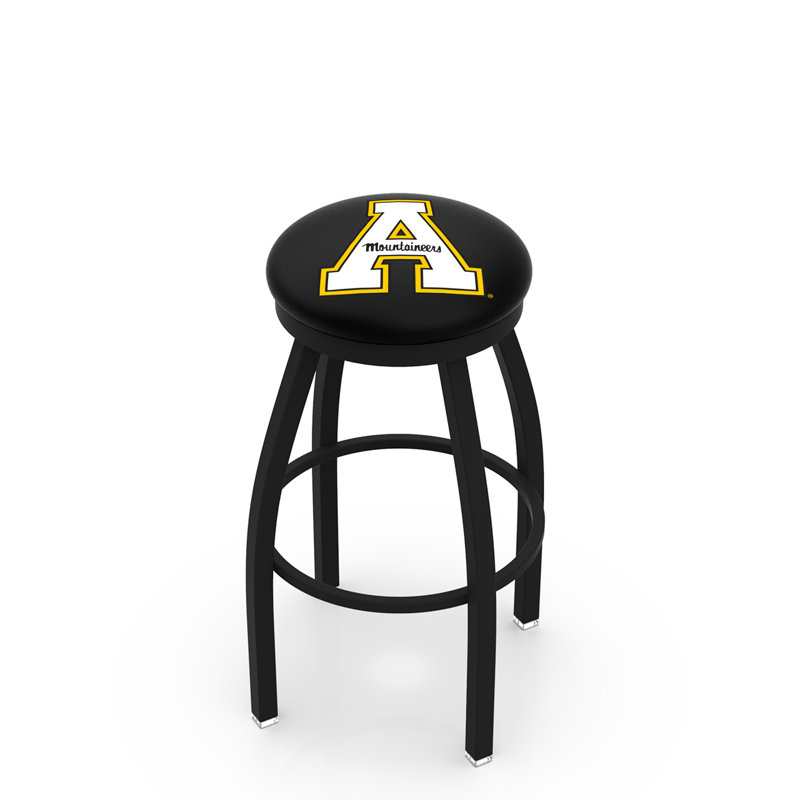 Tabouret de bar pivotant de 30 po NCAA, Ride noire, Université d'État des Appalaches