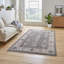 Vintage area rug Machine Woven Rectangle Green-100475231