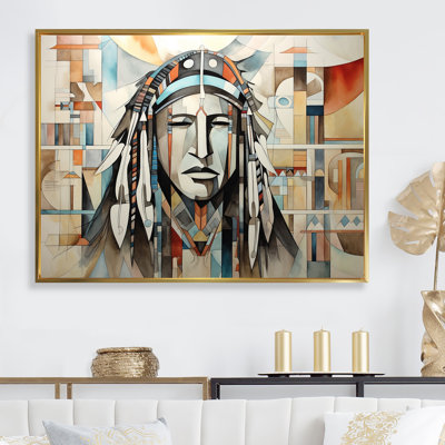 Impression sur toile Native Cherestic Cherokee