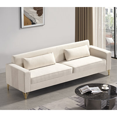 Nathally 85.8'' Velvet Sofa