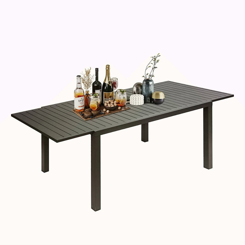Table de salle à manger extensible pour l'extérieur
