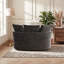 Fauteuil demi-tonneau avec coussin 54,5 po-1287517586