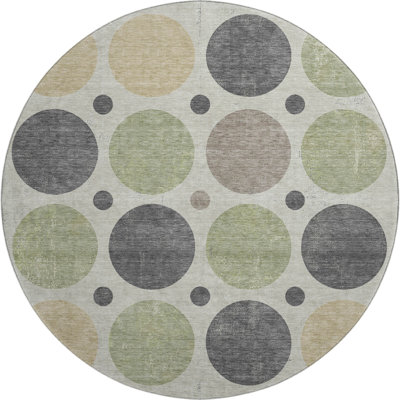 Premium Machine Washable Mayfield AMF1949 Geometric Rug