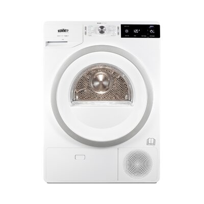 Apartment Friendly Summit Appliance 3.88 Cubic Feet Cu. Ft. Electric Stackable Dryer in White -  SLD242W