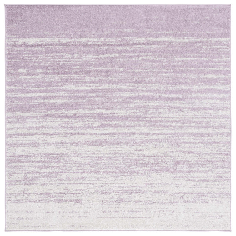 Bethlyn Ombre Cream/Purple Area Rug
