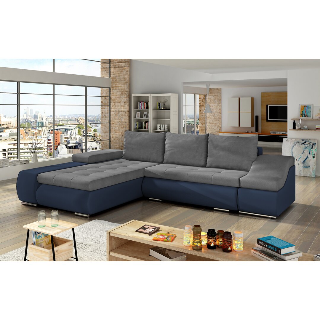 Ecksofa Gilbreath mit Bettfunktion