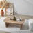 Modern Coffee Table, Sapphire Oak, 41.3 x 13.8 x 23.6 inches | 100% Melamine Coated Particle Board, Thickness: 0.7 inches | PVC Edgebanding for Durability | Stylish Addition to Living Room or Office-1685050852