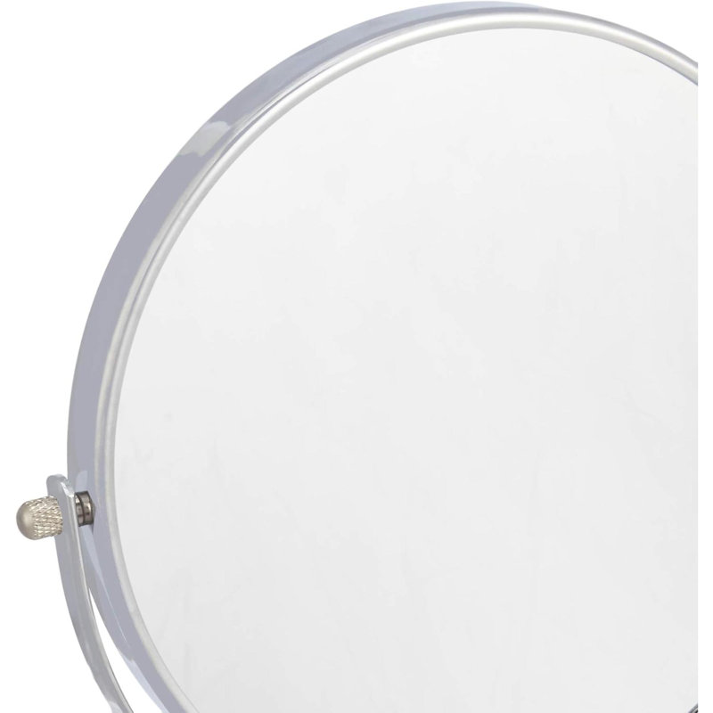 Iron Frame Round Mirror