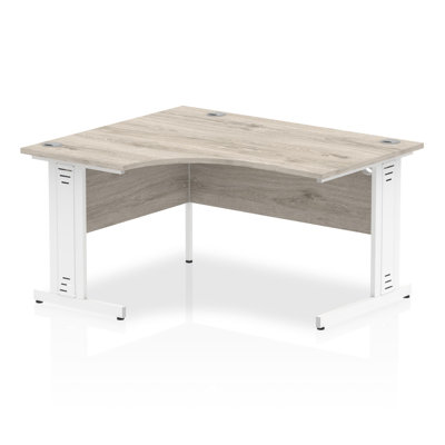 Tibay L-Shaped Steel Computer Desk