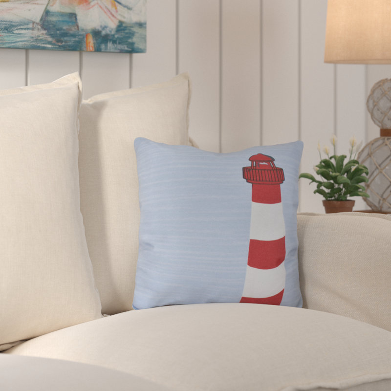 Housse et insert de coussin carré Nautical Nights, H 26 po x l 26 po