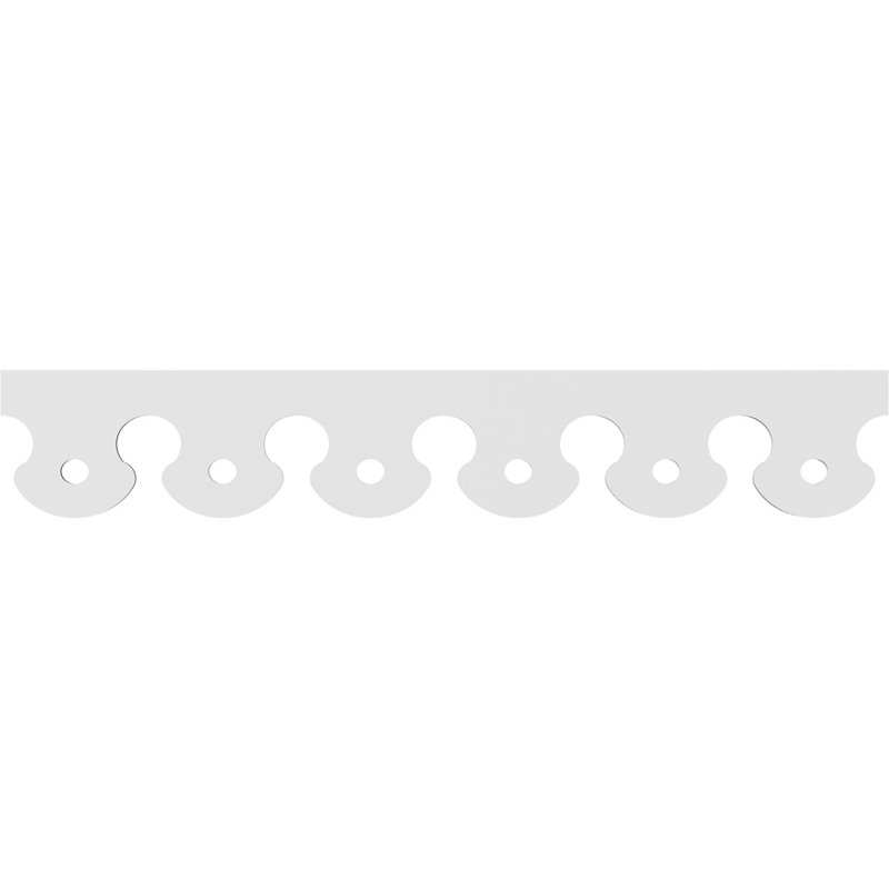 Garniture de service de qualité architecturale Gulliver, H 8 po x L 48 po x P 0,63 po