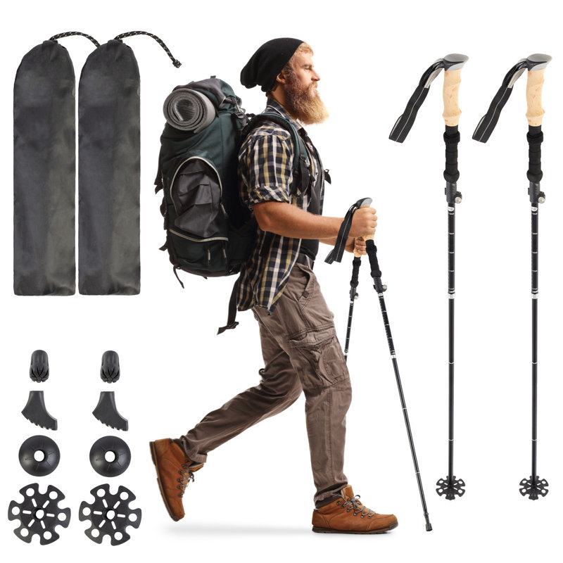 Bâtons de marche pliables Wakeman Outdoor