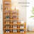 7-Tier Bamboo Shoe Rack Organizer, Stackable Entryway Shoe Storage Shelves For Closets, Dorms
