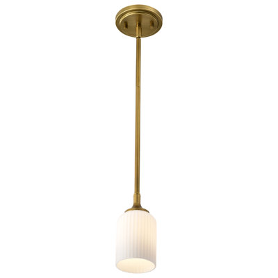 Stoffel - Luminaire suspendu - Verre nervuré givré