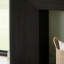 Modern 63-Inch Wooden Console Table, Black, With Built-In Storage, Suitable For Living Room.