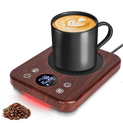 Coffee Mug Warmer Smart Electric Heated Coffee Cup Warmer for Desk Candle Warmer with Auto Shut Off Timer 10 Temperature Setting
