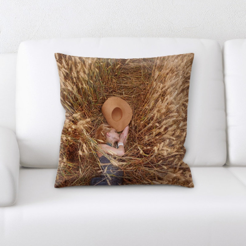 Microsuede Reversible Throw Pillow