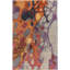 Lankin Wool Abstract Area Rug in Orange/Gray/Purple-182533756